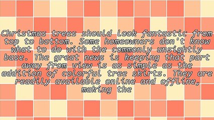 Making The Mood More Festive With Colorful Christmas Tree Skirts