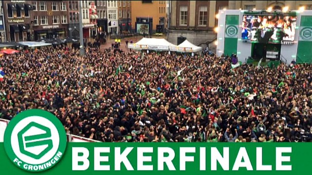 Voetbalcommentaar tijdens twee doelpunten FC Groningen - RTV Noord