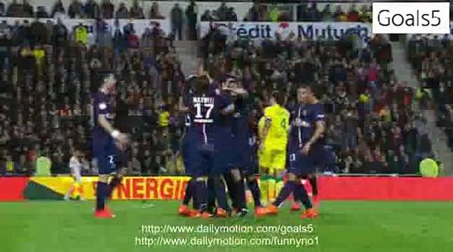 Blaise Matuidi Goal Nantes 0 - 2 PSG Ligue 1 3-5-2015