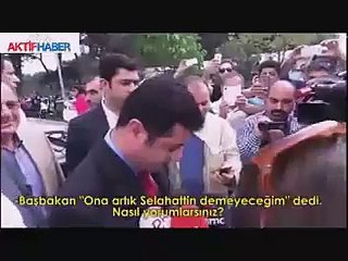 Demirtaş davutoğlu ile ilgili bir cevap verdi sosyal medya yıkıldı.