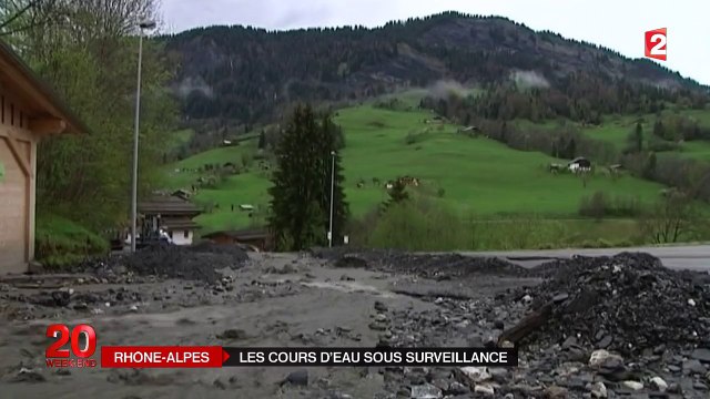 Rhône-Alpes : les fortes pluies provoquent d'importants dégâts