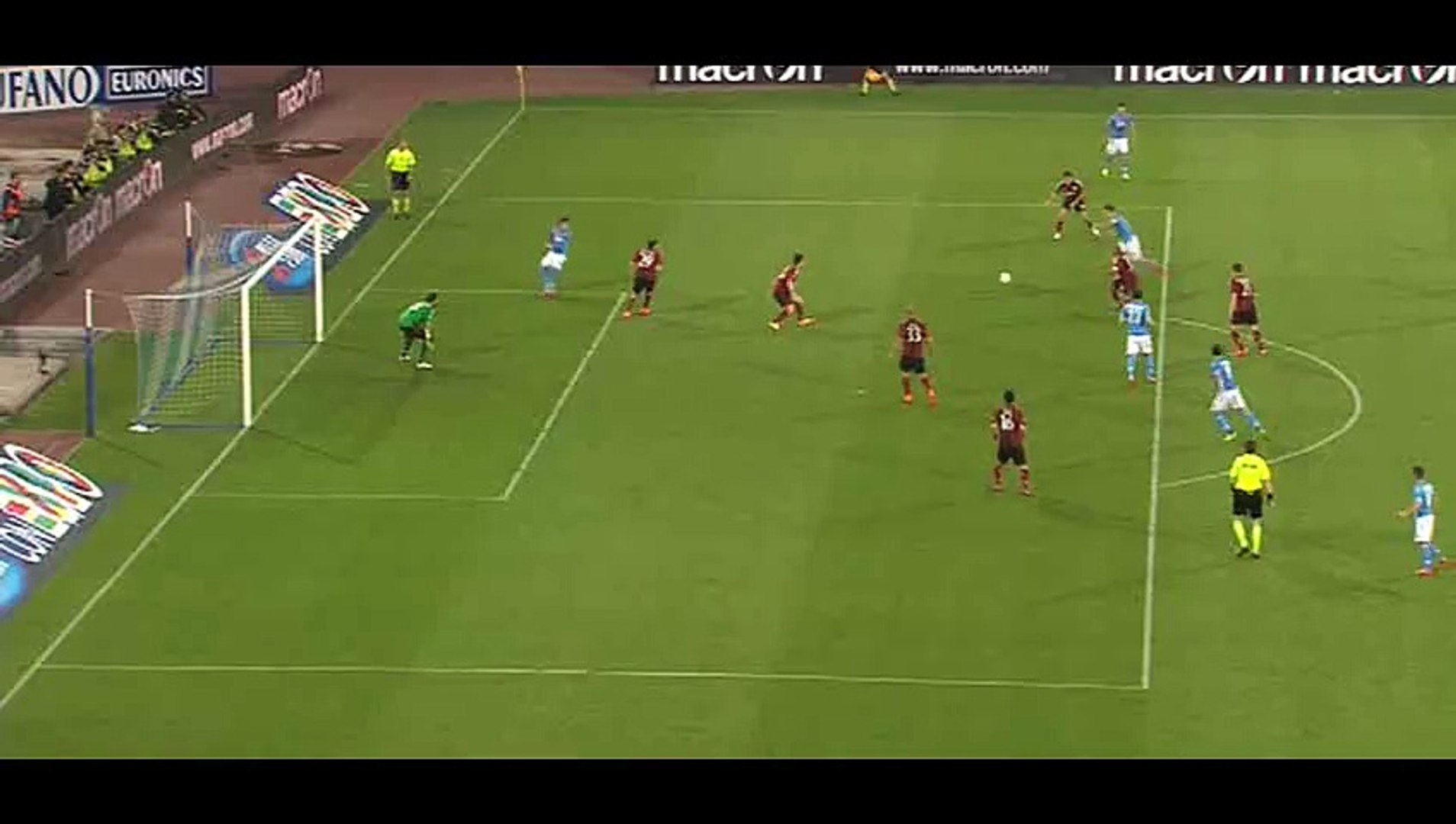 Napoli 1-0 AC Milan - Goal Hamsik - 03-05-2015 - video Dailymotion