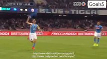 Marek Hamsik Goal Napoli 1 - 0 AC Milan Serie A 3-5-2015