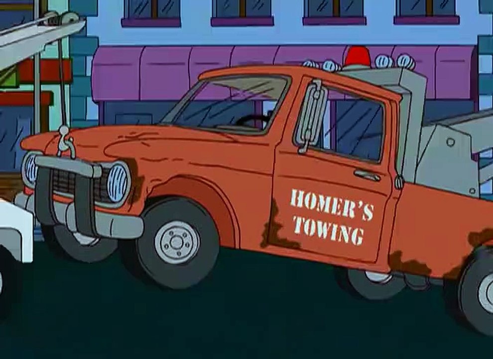 Homer Simpson et le dépanneur