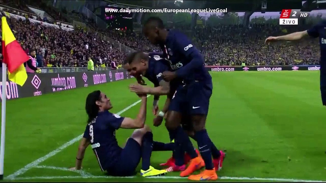 Edinson Cavani 0_1 _ Nantes - Paris Saint Germain 03.05.2015 HD