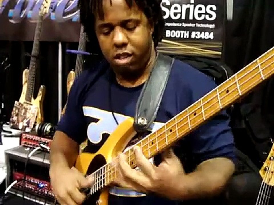 Victor Wooten - NAMM 2009 (Fodera Booth)
