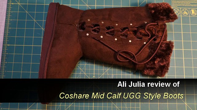 Coshare Women's Fashion Mid Calf UGG Style Boots