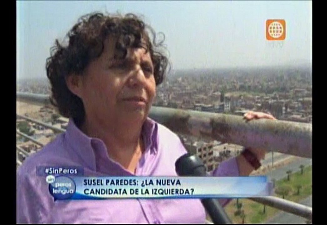 Susel Paredes quiere ser candidata presidencial de la izquierda