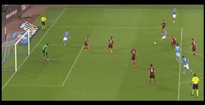 Marek Hamsik 2-0 Goal - SSC Napoli vs AC Milan | 03/05/2015