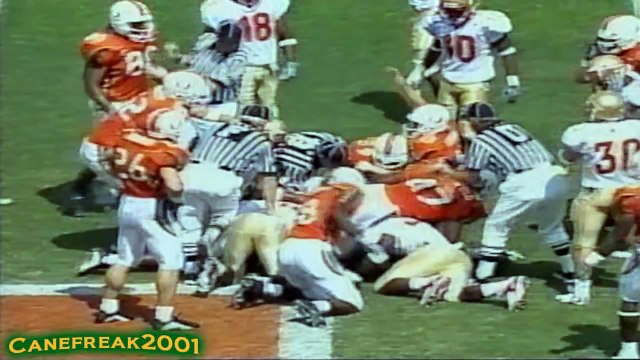 2000 Miami Hurricanes vs Florida State Highlights