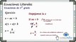 Ecuaciones Literales  - Clases de matemáticas - Tutores Online