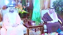محمد بن راشد يزور ولي العهد السعودي في مقر اقامته في قصر بيان