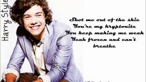 One Direction - One Thing (lyrics pictures)