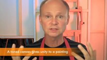 HOW TO OIL PAINT: Toning a Canvas