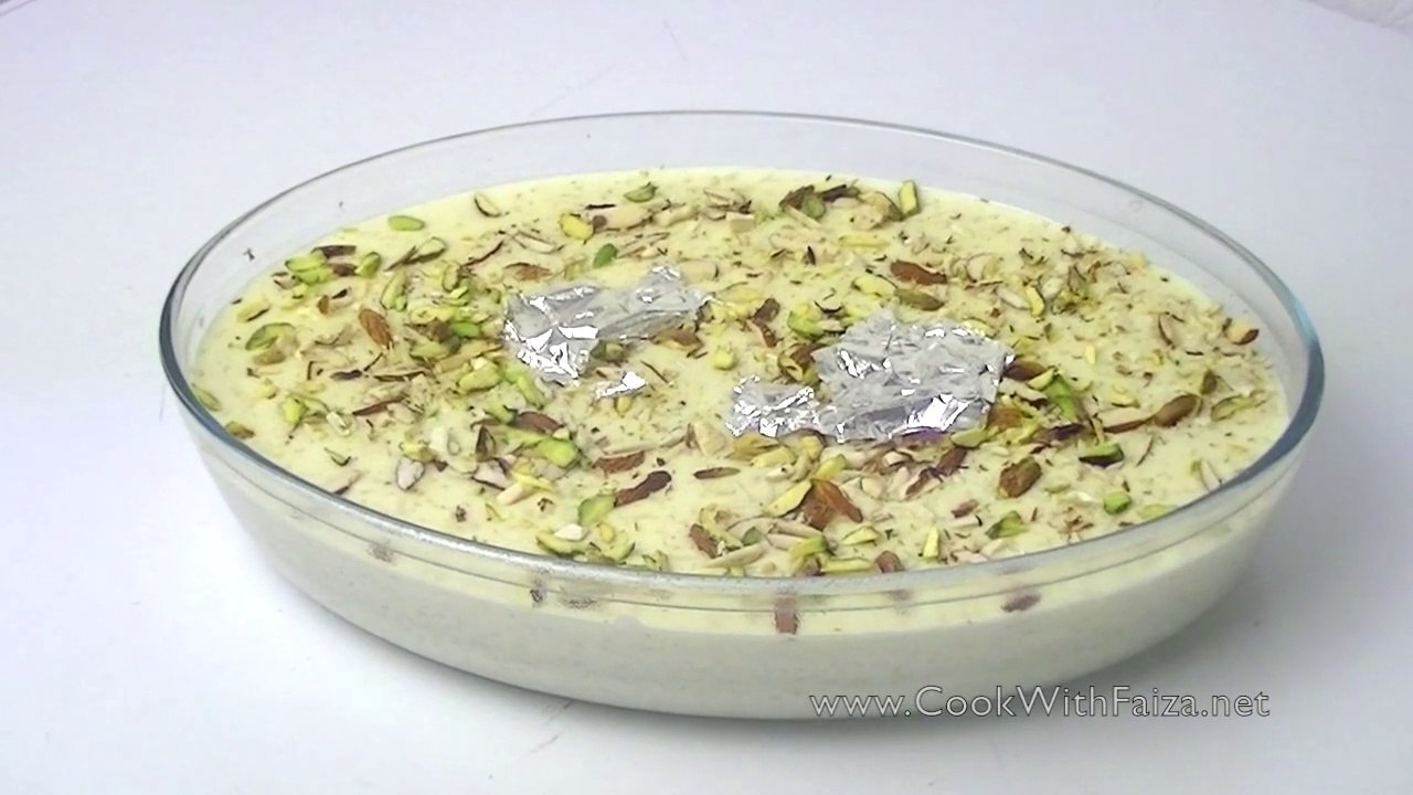 CHINYOTI KHEER *COOK WITH FAIZA*