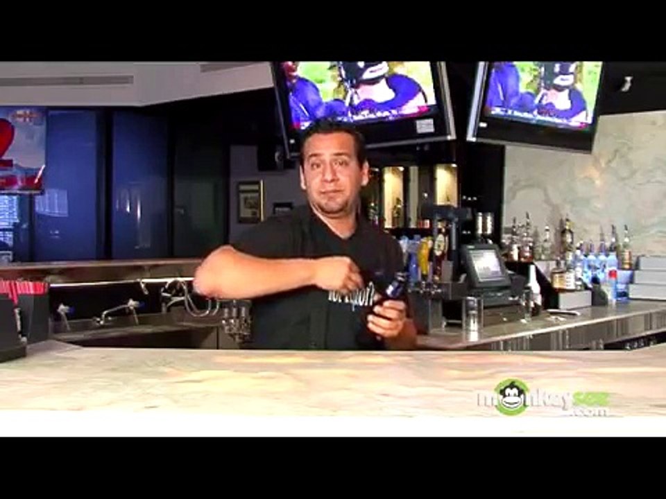 Flair Bartending - Hanging Beer Opening Trick