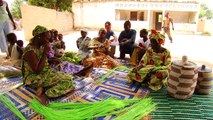 A Peace Corps Business Volunteer Works with Basket Weavers in Senegal