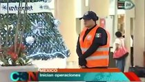 Aspirantes a la Gendarmería Nacional vigilan Aeropuerto Internacional de la Ciudad de México