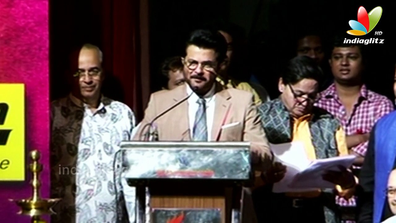 Anil Kapoor & Sonam Kapoor at Master Dinanath Mangeshkar Award 2015
