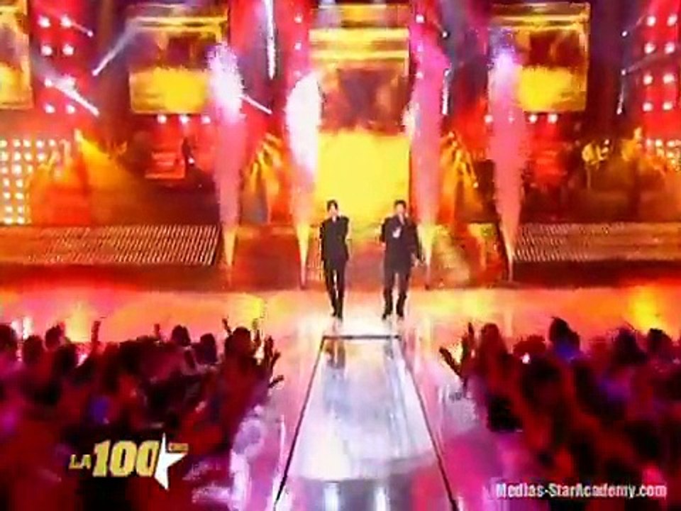 Gregory Lemarchal  &  Patrick Bruel -  The Show Must Go On (la 100éme)