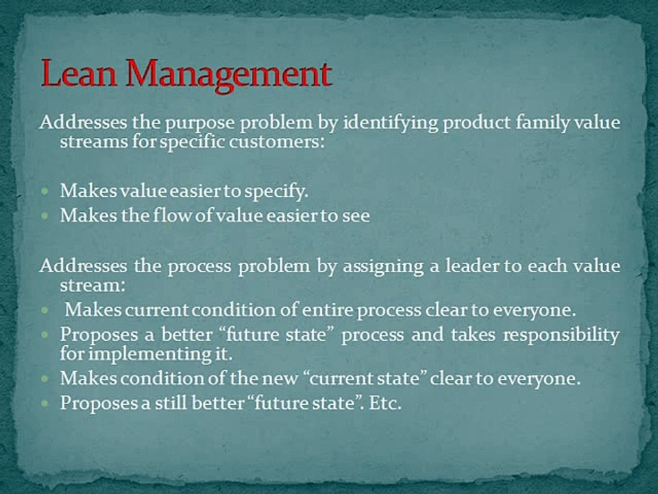 Lean Management