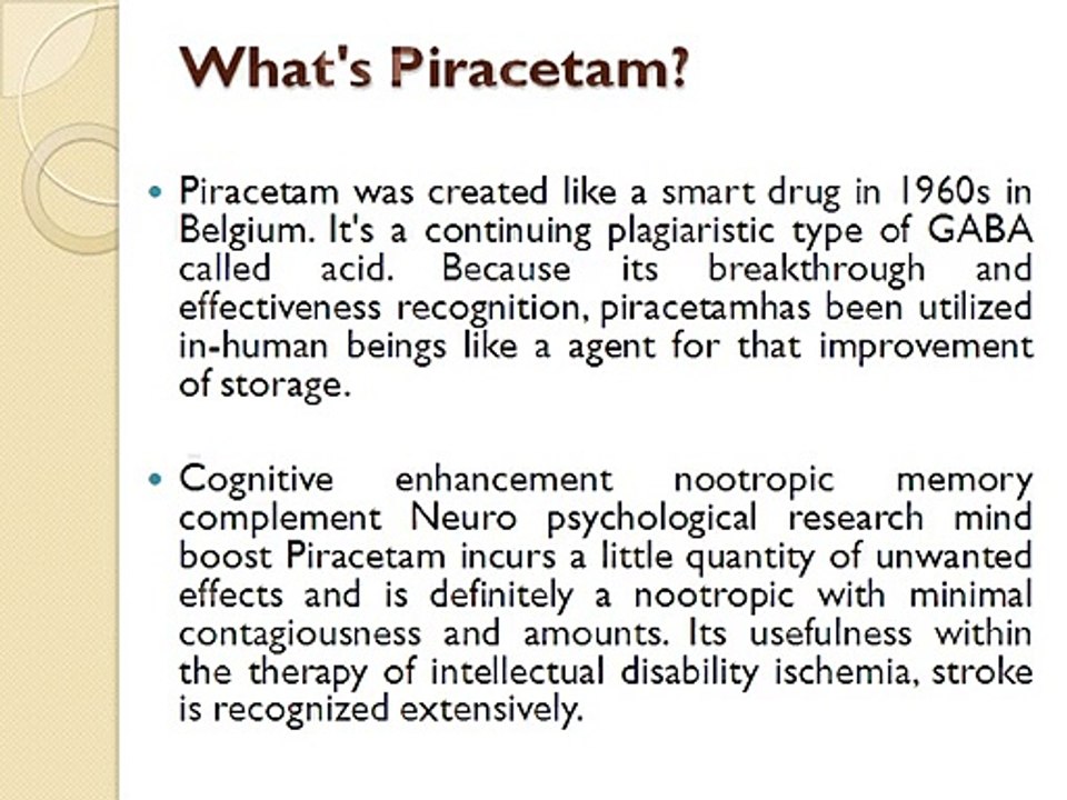 Piracetam