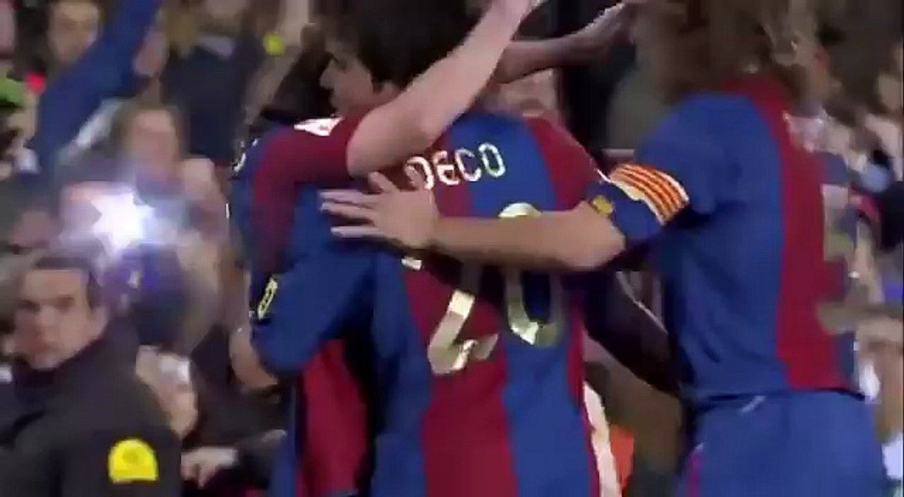 اول هاتريك للاسطورة ليو ميسي في مسيرته كان في عام 2007 - في ريال مدريد