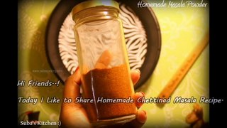 Homemade Chettinad Masala Powder in Tamil with Eng Sub