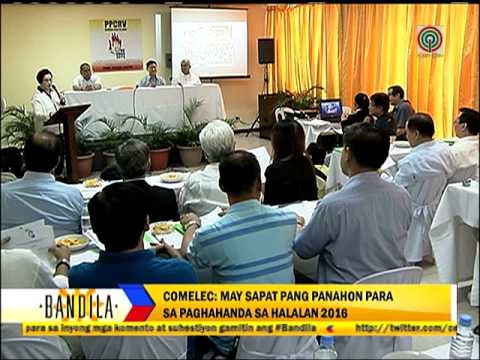 Enough time for 2016 elections, Comelec says
