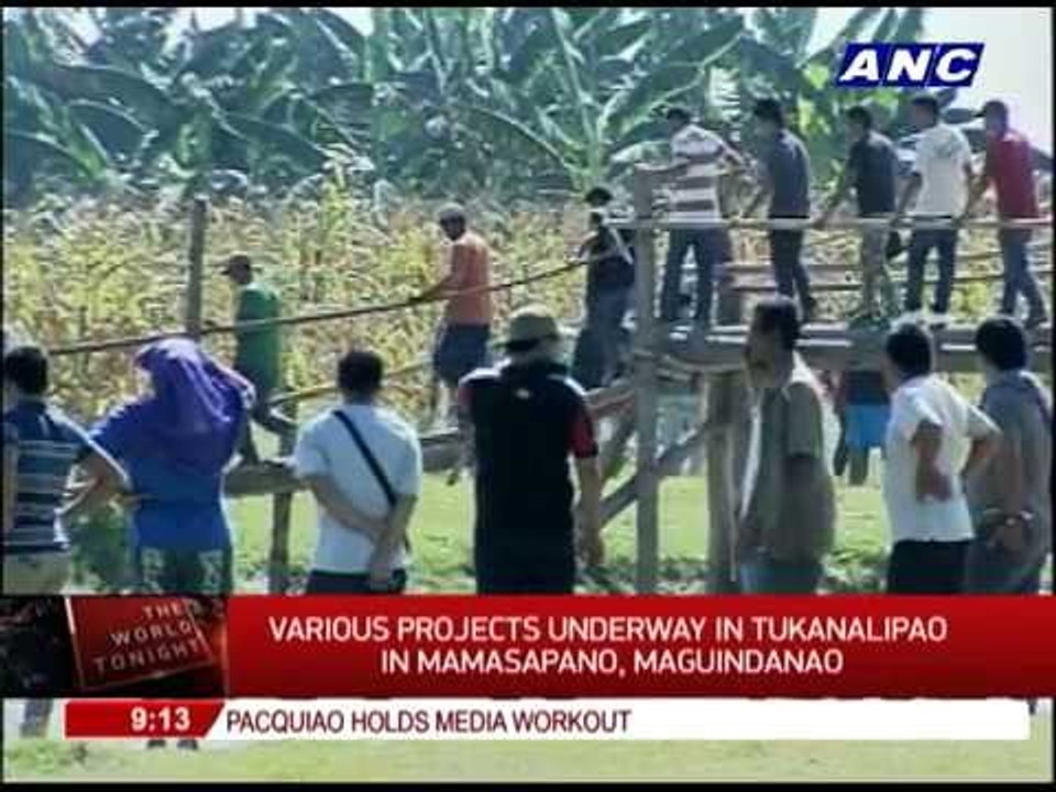 Mamasapano villagers to get new irrigation system