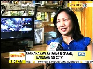 SAPUL SA CCTV: Nakawan sa bigasan sa Lipa