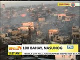 May 100 bahay nasunog sa Las Pinas