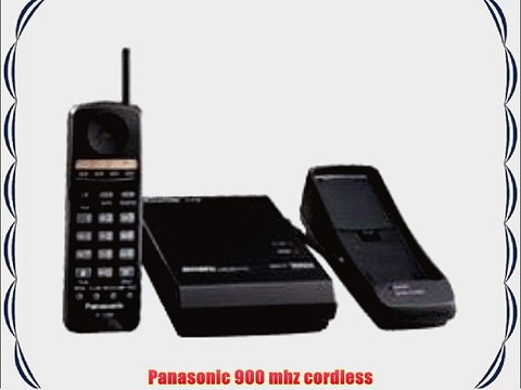 Panasonic KX-T7880 - Cordless phone - 900 MHz - black