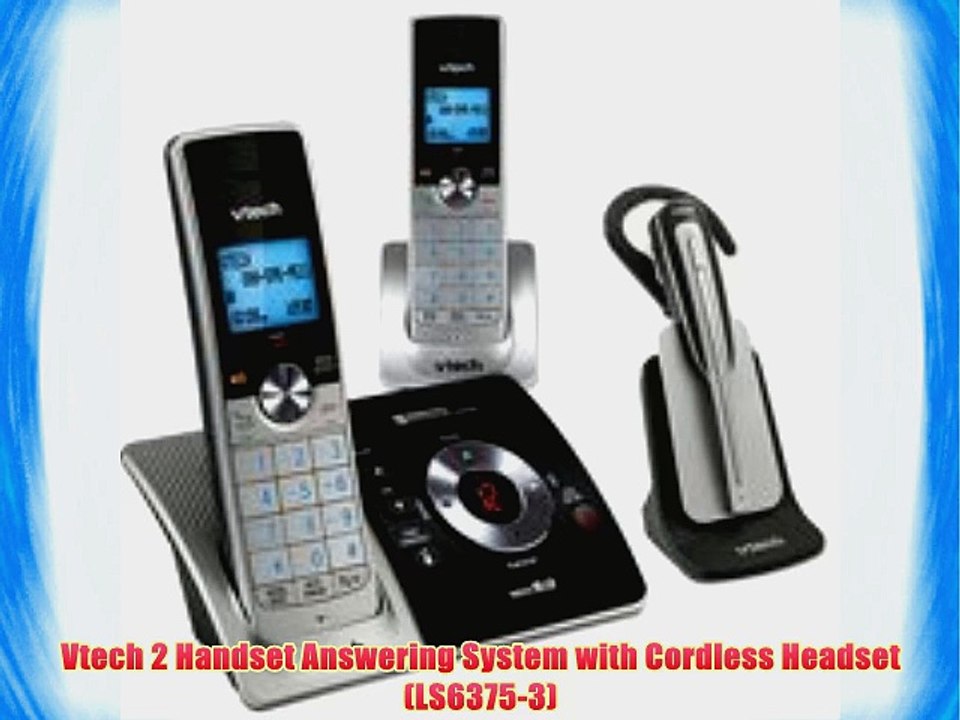 Vtech 2 Handset Answering System with Cordless Headset(LS6375-3)