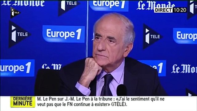 Marine Le Pen estime que son père ne doit plus pouvoir parler au nom du FN