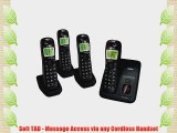 Uniden D1384-4B DECT 4-Handset Cordless Phone System with Answering System