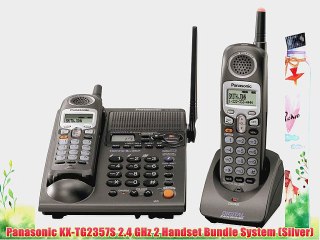 Panasonic KX-TG2357S 2.4 GHz 2 Handset Bundle System (Silver)