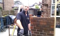 How to build a brick wall (bricklaying)