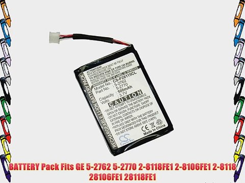Battery2go Li-ion BATTERY Pack Fits GE 5-2762 5-2770 2-8118FE1 2-8106FE1 2-8118 28106FE1 28118FE1