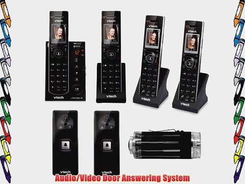VTech IS7121-2 2 Handset Answering System w/ Audio/Video Doorbell Camera 2 Additional Handset