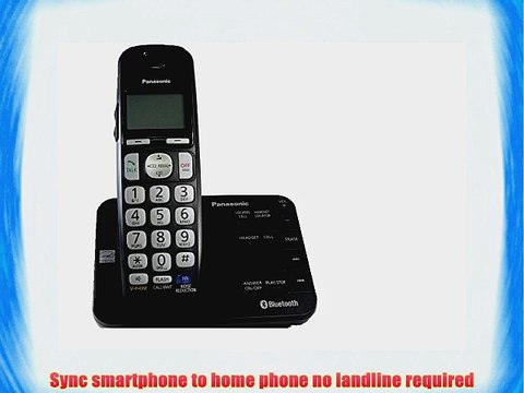 Panasonic KX-TGE260B DECT 6.0 Plus Link-to-cell Bluetooth Cordless Phone System