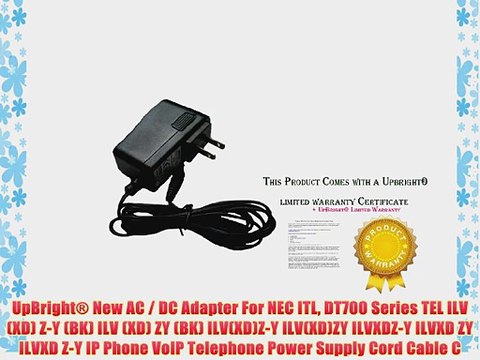 UpBright? New AC / DC Adapter For NEC ITL DT700 Series TEL ILV (XD) Z-Y (BK) ILV (XD) ZY (BK)