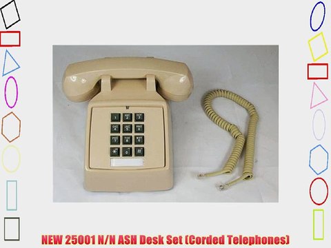 NEW 25001 N/N ASH Desk Set (Corded Telephones)
