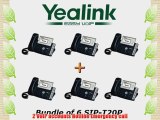 Yealink SIP-T20P - Bundle of 6 Entry Level IP Phone SIP-T20P (with POE)