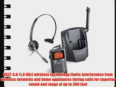 Plantronics Professional Lightweight Single-line 2.4GHz Cordless Convertible Noise Canceling