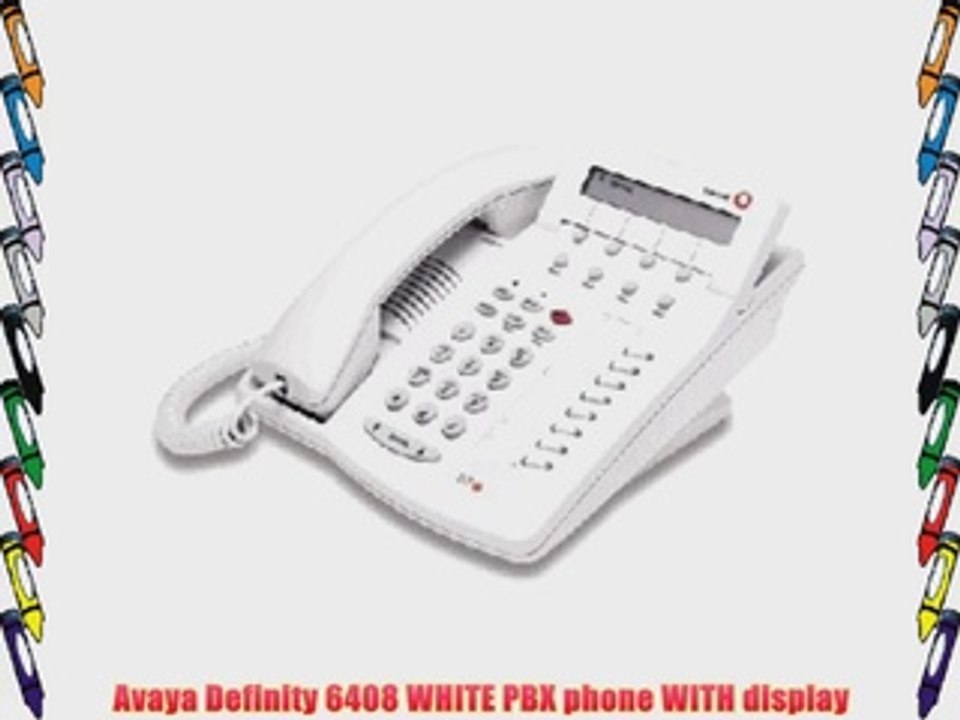 Avaya 6408D  Definity PBX Phone in White with Display