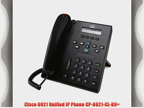 Cisco 6921 Unified IP Phone CP-6921-CL-K9=