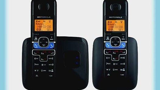 Motorola DECT 6.0 Cordless Phone with 2 Handsets Digital Answering