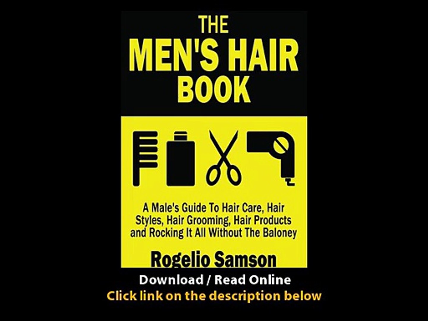 Download The Mens Hair Book A Males Guide To Hair Care Hair Styles