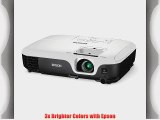 Epson VS220 SVGA 2700 lumens color brightness 2700 lumens white brightness HDMI 3LCD Projector